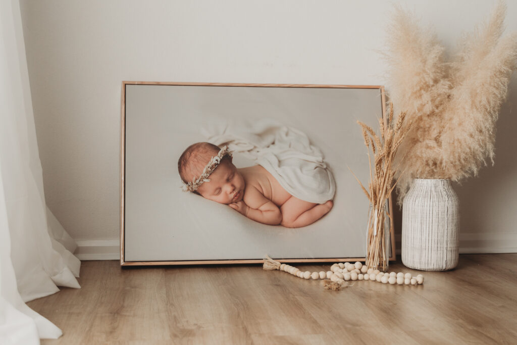 Varsity Lakes QLD Newborn Photography | Wooden Wall Art  