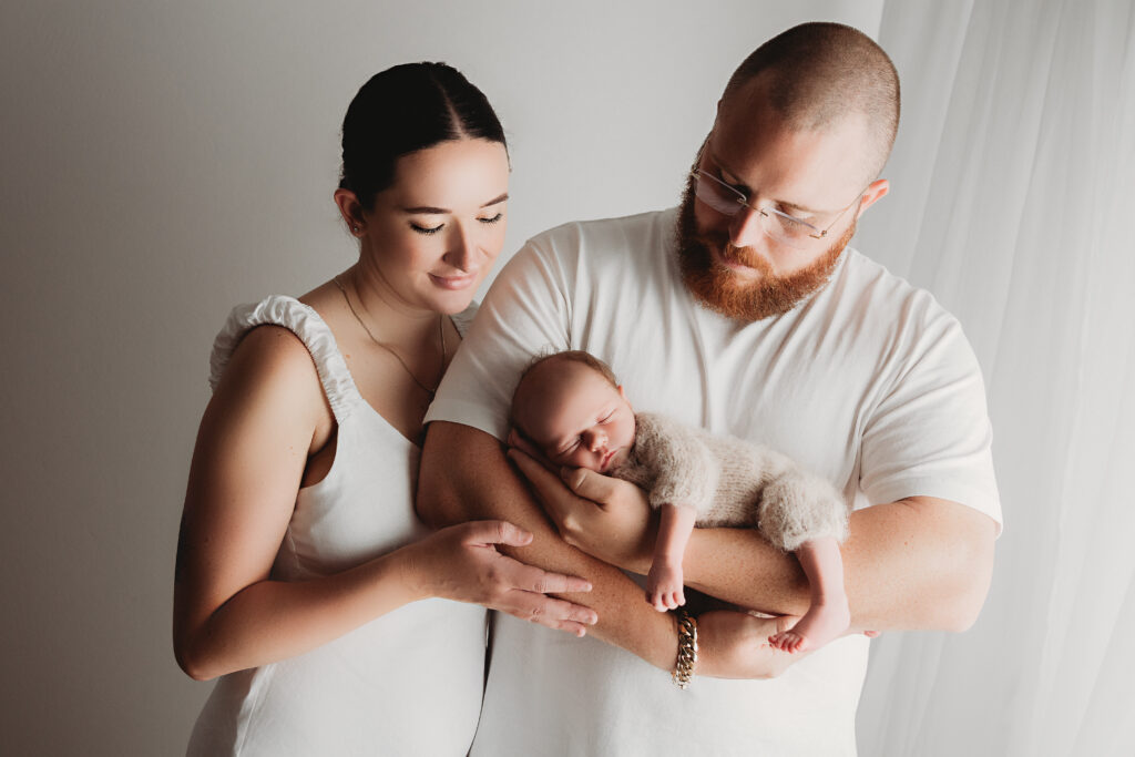 south Gold Coast QLD newborn family photos