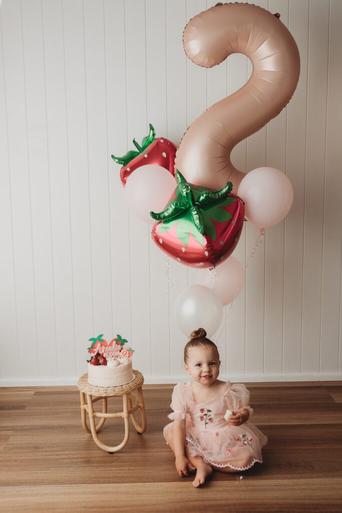 Gold Coast Cake Smash Photographer | 2nd birthday cake smash